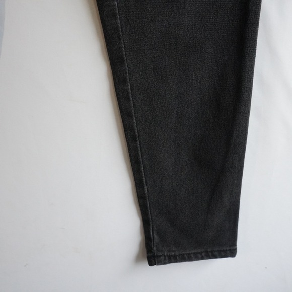 VTG Levi 10912 Orange Tab Slim Fit Tapered Leg Black Denim Jeans Womens S Size 5 - Picture 3 of 10